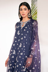 ASTRAL AURA-4 PC EMBROIDERED ORGANZA SUIT