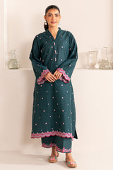 MEADOW WHISPER-2 PIECE EMBROIDERED LAWN SUIT