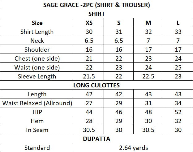 Size Guide