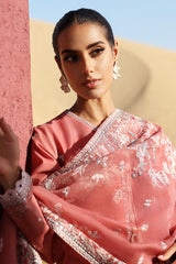 MULBERRY BLUSH-3 PIECE EMBROIDERED LAWN