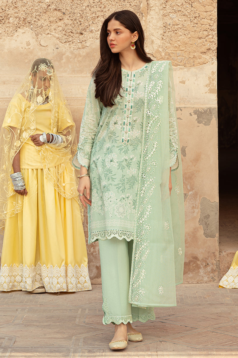 ICE LILY-3 PIECE LAWN PRINTED SUIT