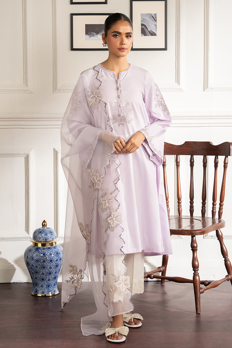 PERIWINKLE FLORET-2 PC (SHIRT & DUPATTA)