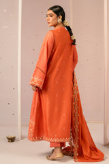 RUSTIC NOIR-3 PIECE EMBROIDERED LAWN SUIT