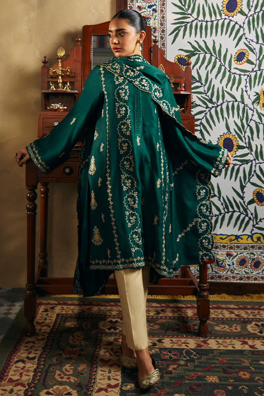 GREEN SPRING-2 PIECE MARINA EMBROIDERED SUIT
