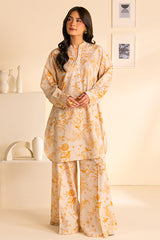 AMBER GLAM-2 PC PRINTED LAWN SUIT