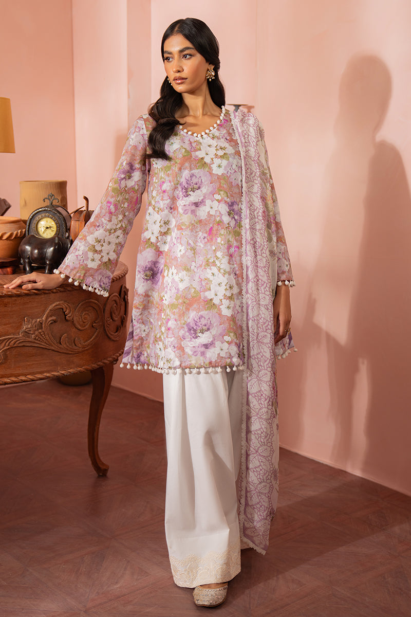 ORCHID GALORE-3 PIECE PRINTED SUIT