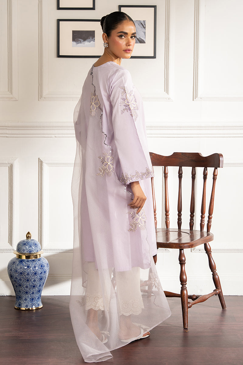PERIWINKLE FLORET-2 PC (SHIRT & DUPATTA)