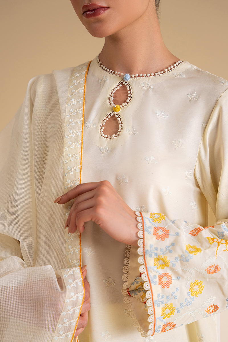 SEED PEARL-2 PIECE (SHIRT & DUPATTA)