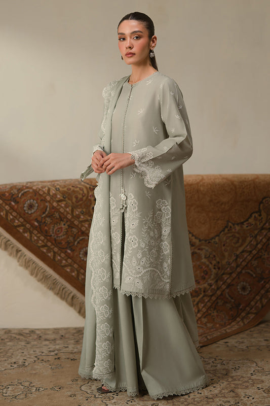 SEA MIST-3 PC CHIKANKARI SUIT