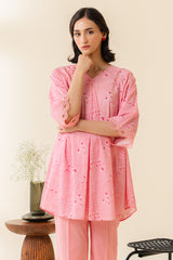 BLUSH HAZE-2 PC PRINTED LAWN SUIT