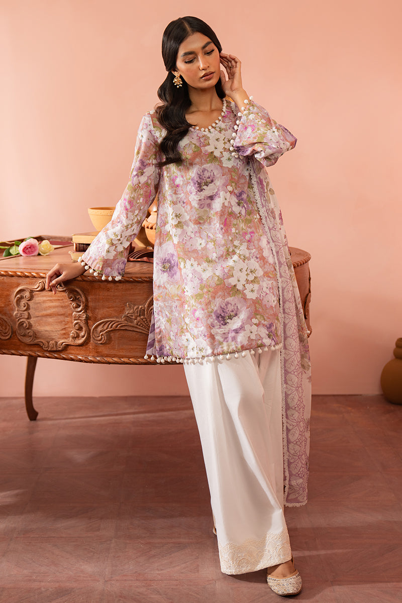 ORCHID GALORE-3 PIECE PRINTED SUIT