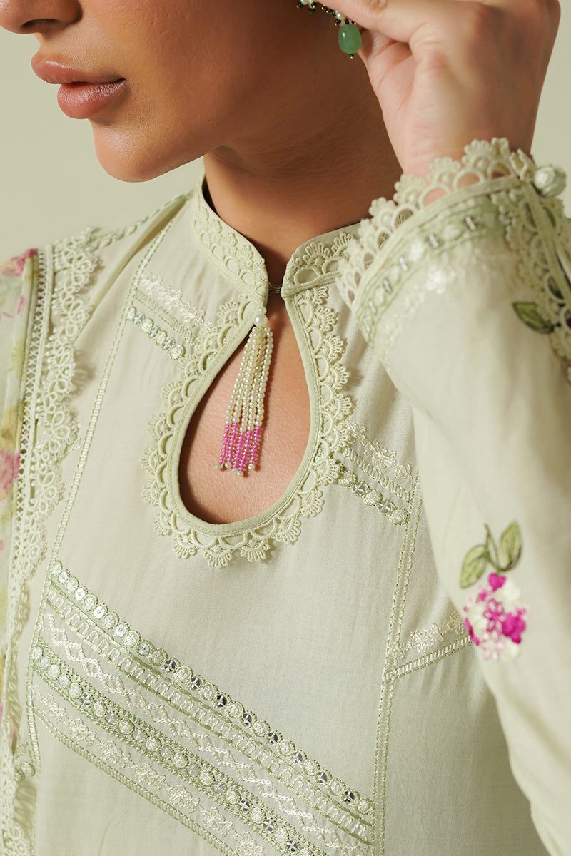 PASTEL BLOOM-3 PIECE EMBROIDERED LAWN SUIT