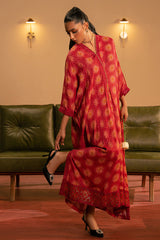 PINKSPIRE GLOW EMBROIDERED SILK  SHIRT