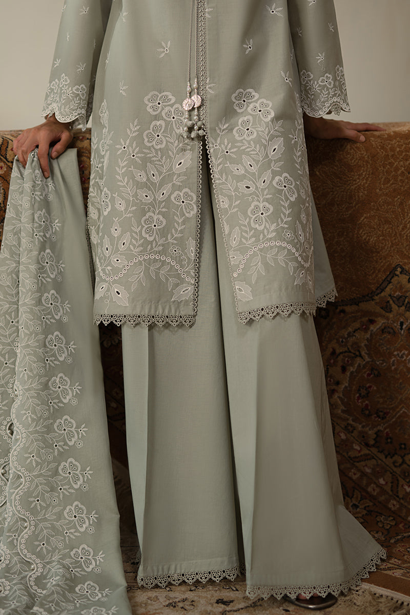 SEA MIST-3 PC CHIKANKARI SUIT