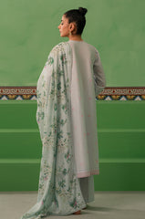 AQUA PEARL-3 PIECE LAWN EMBROIDERED SUIT