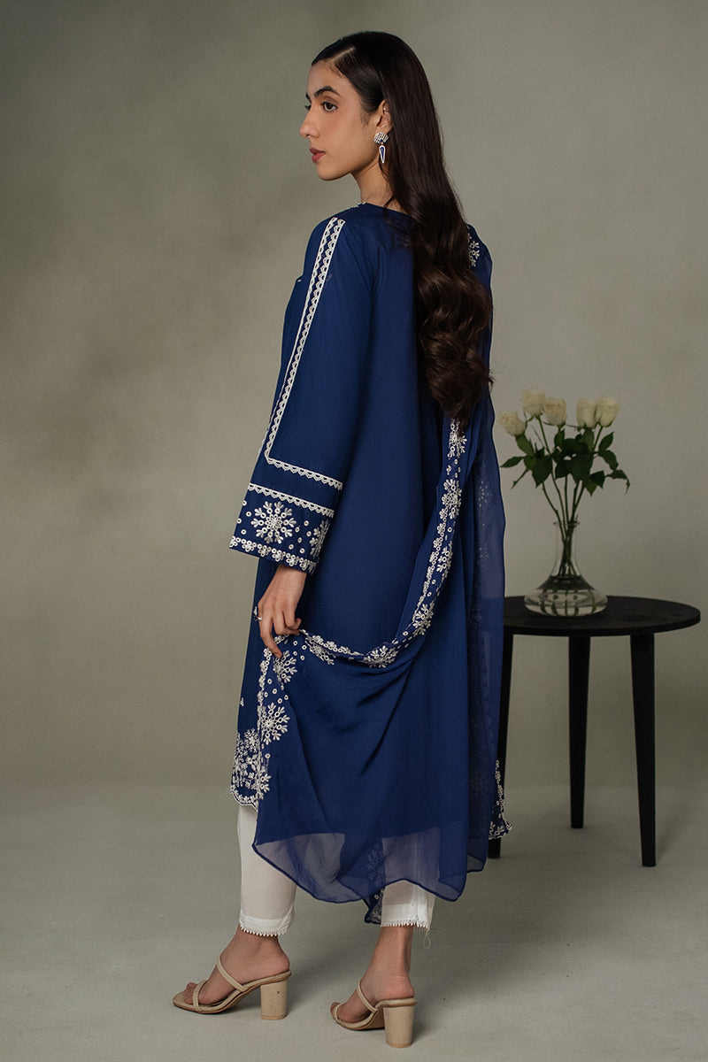 MIDNIGHT BLUE-2 PIECE (SHIRT & DUPATTA)