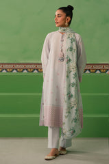 AQUA PEARL-3 PIECE LAWN EMBROIDERED SUIT