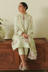 PASTEL BLOOM-3 PIECE EMBROIDERED LAWN SUIT