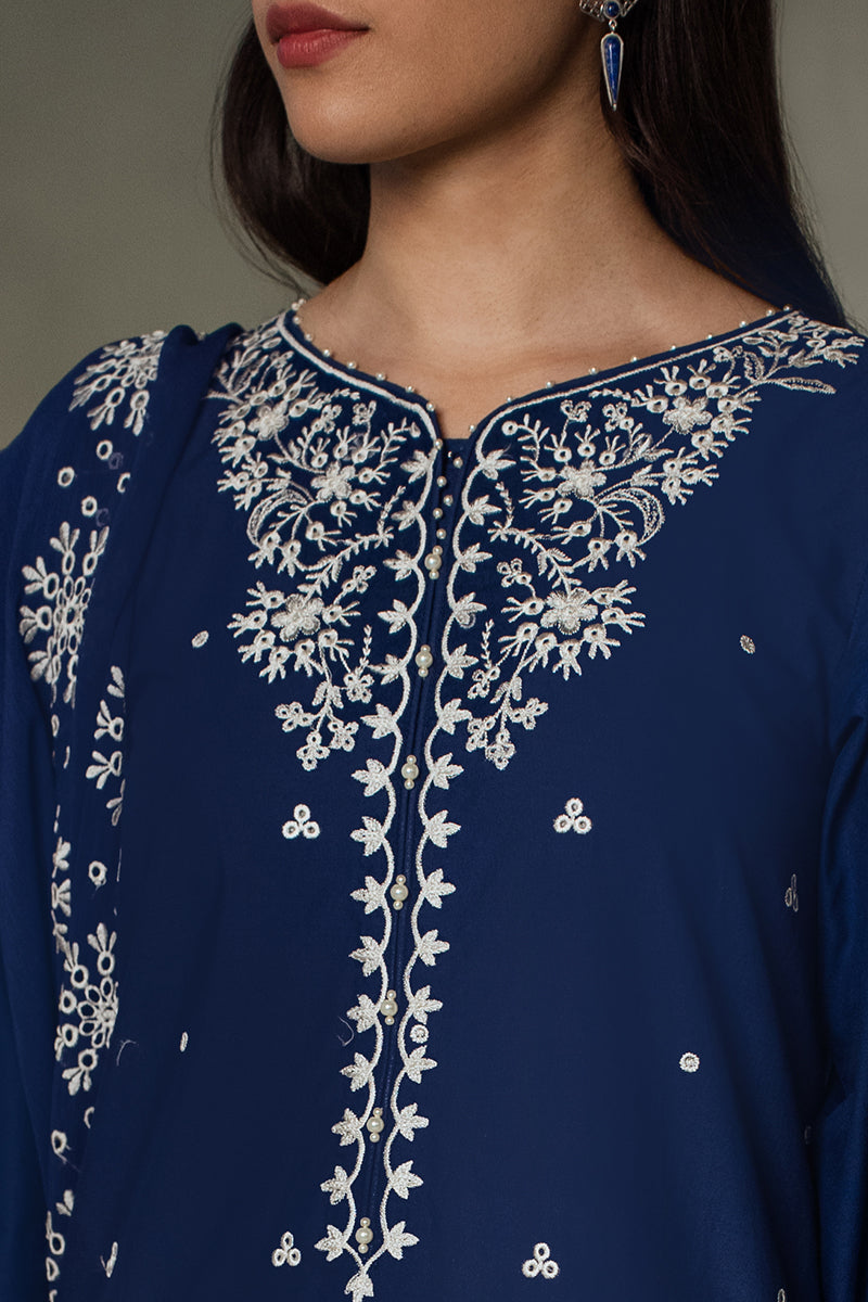 MIDNIGHT BLUE-2 PC (SHIRT & DUPATTA)