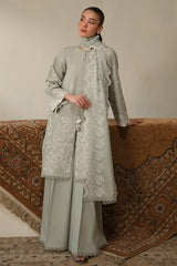 SEA MIST-3 PC CHIKANKARI SUIT