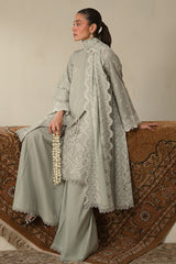 SEA MIST-3 PC CHIKANKARI SUIT