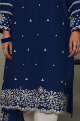 MIDNIGHT BLUE-2 PC (SHIRT & DUPATTA)