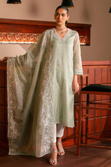 MINTY MEADOW-2 PC (SHIRT & DUPATTA)