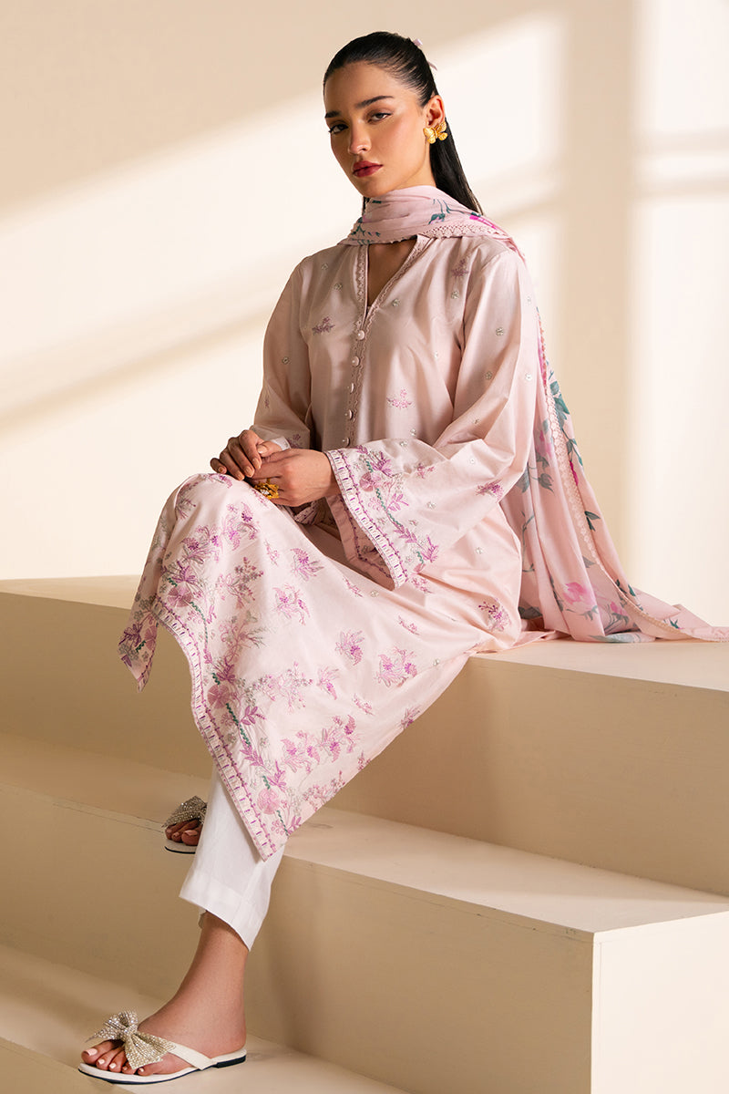 ROSEATE BLUSH-2 PC (SHIRT & DUPATTA)