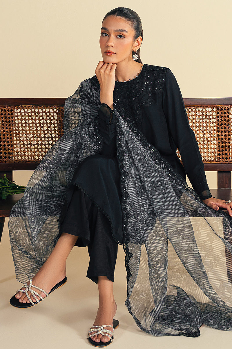 OBSIDIAN GLAMOUR-2 PC (SHIRT & DUPATTA)