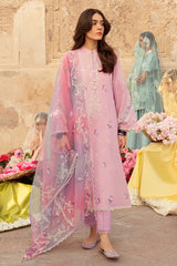 REGAL ORCHARD STITCH 3PC: LAWN EMBROIDERED  SUIT