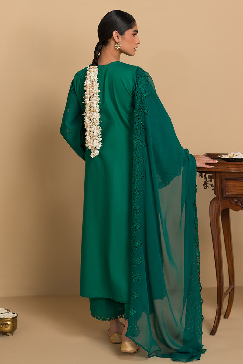 PINE FOREST-3 PIECE CHIKANKARI SUIT