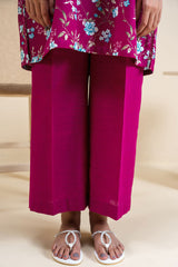 FUCHSIA GRACE-2 PC PRINTED KHADDAR SUIT