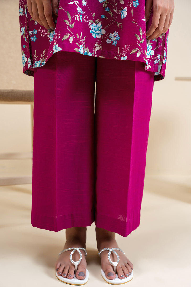 FUCHSIA GRACE-2 PC PRINTED KHADDAR SUIT