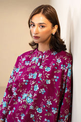 FUCHSIA GRACE-2 PC PRINTED KHADDAR SUIT