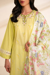 FLORESCENT GLOW-2 PC (SHIRT & DUPATTA)