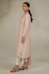 ECRU FAWN-2PC (SHIRT & DUPATTA)