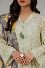 TENDER CARNATION-3 PIECE (SHIRT & DUPATTA)