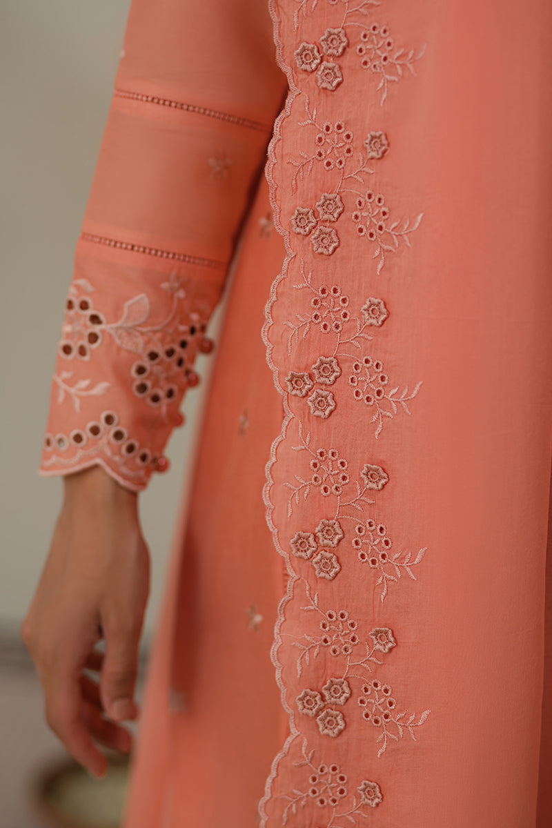 CORAL HAZE-3 PC CHIKANKARI SUIT