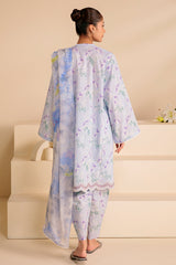 PURPLE HAZE-3 PIECE PRINTED LAWN SUIT