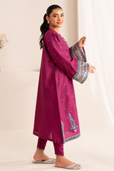 PLUM REGALIA-2 PIECE EMBROIDERED LAWN SUIT