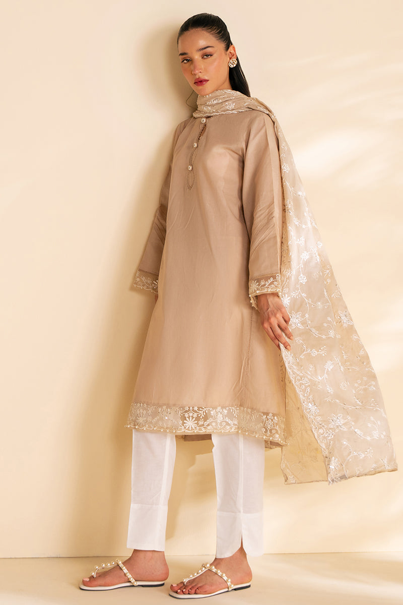 SAND STONE-2 PC (SHIRT & DUPATTA)