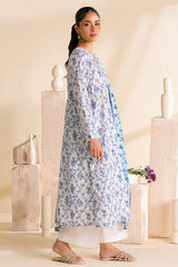 AZURE ASH-3 PC PRINTED LAWN SUIT