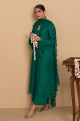 PINE FOREST-3 PIECE CHIKANKARI SUIT