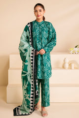 EDEN GLOW-3 PIECE PRINTED LAWN SUIT