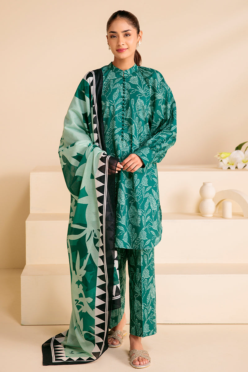 EDEN GLOW-3 PIECE PRINTED LAWN SUIT