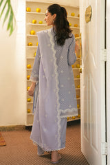 LILAC WHISPER-3 PIECE EMBROIDERED LAWN SUIT