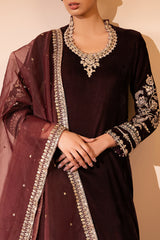 GARNET GRACE-3 PC (SHIRT,TROUSER & DUPATTA)