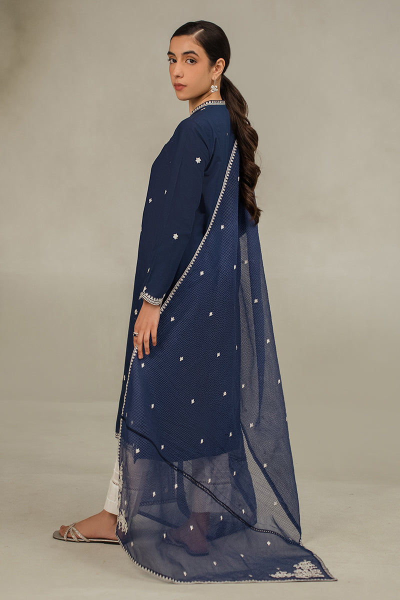 MIDNIGHT PEARL-2 PC (SHIRT & DUPATTA)
