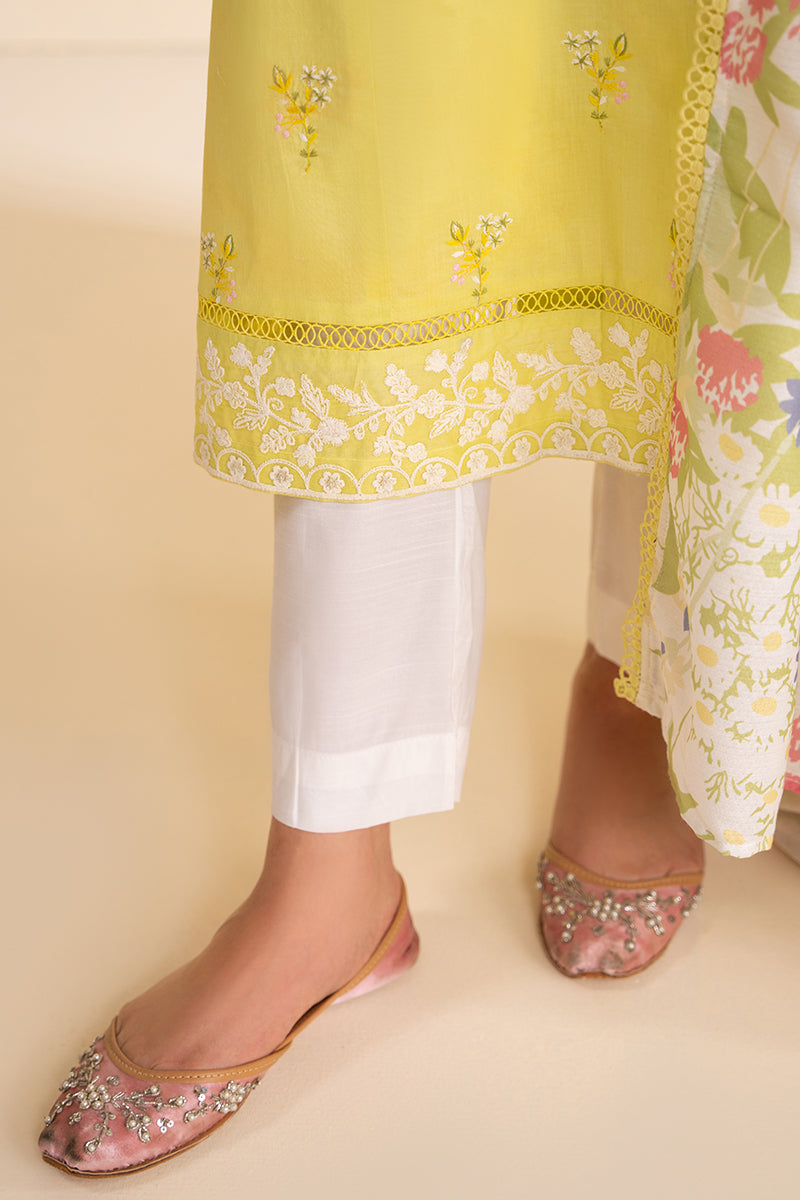 FLORESCENT GLOW-2 PC (SHIRT & DUPATTA)