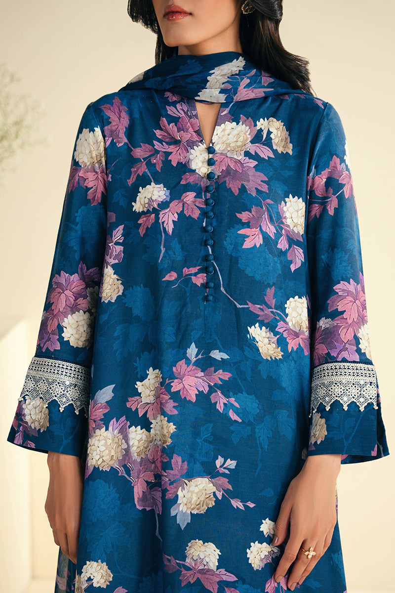 RADIANT BLOOM- 2 PC (SHIRT & DUPATTA)